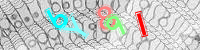 Blue Captcha Image