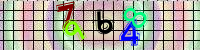Blue Captcha Image