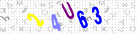 Blue Captcha Image