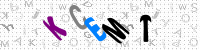 Blue Captcha Image