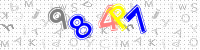 Blue Captcha Image