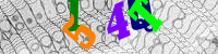 Blue Captcha Image