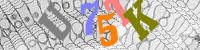 Blue Captcha Image