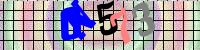 Blue Captcha Image