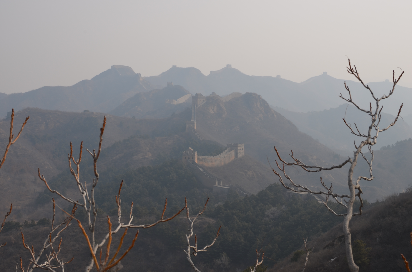 Great Wall of China at Jinshanling