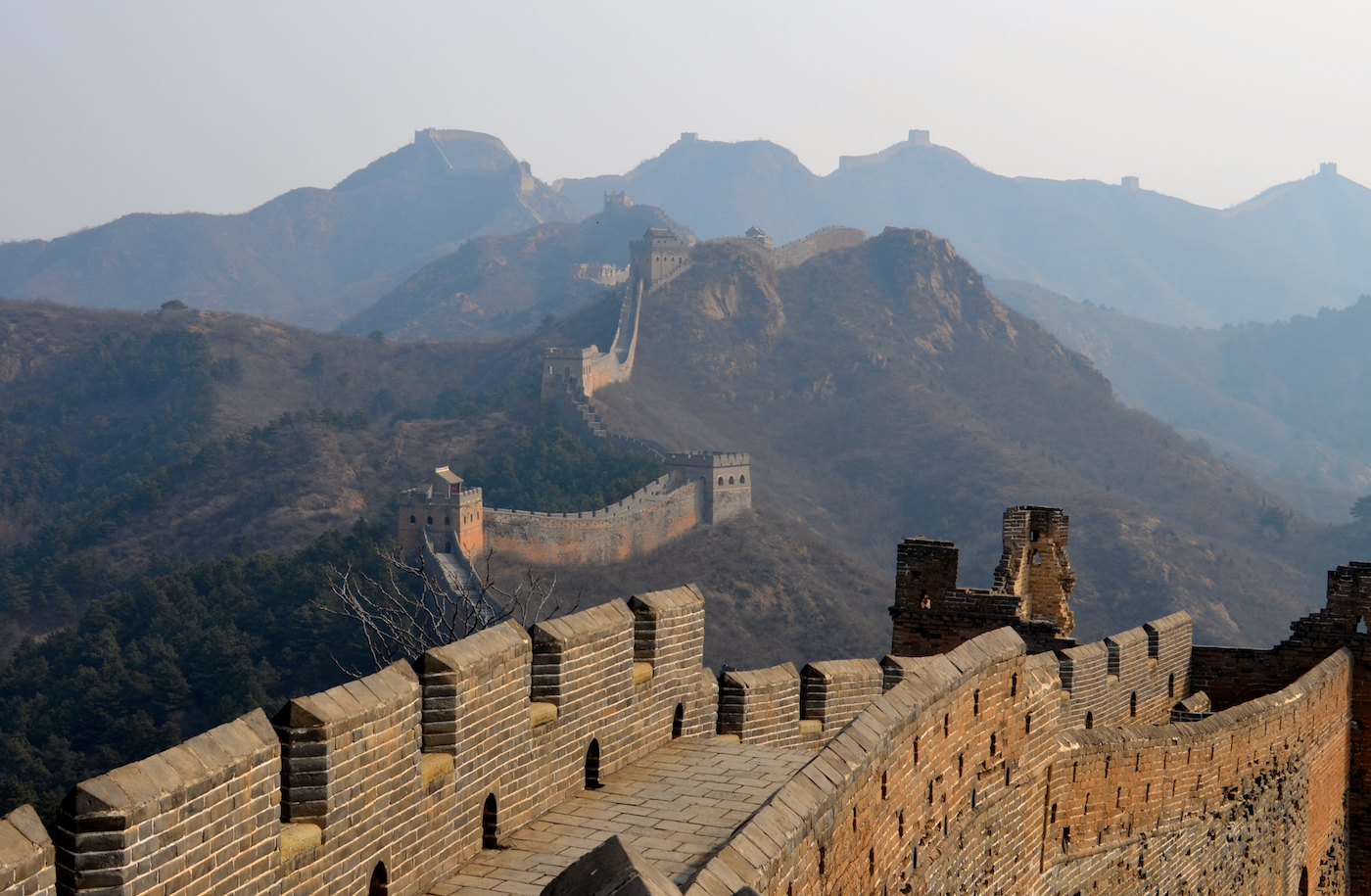 Great Wall of China at Jinshanling