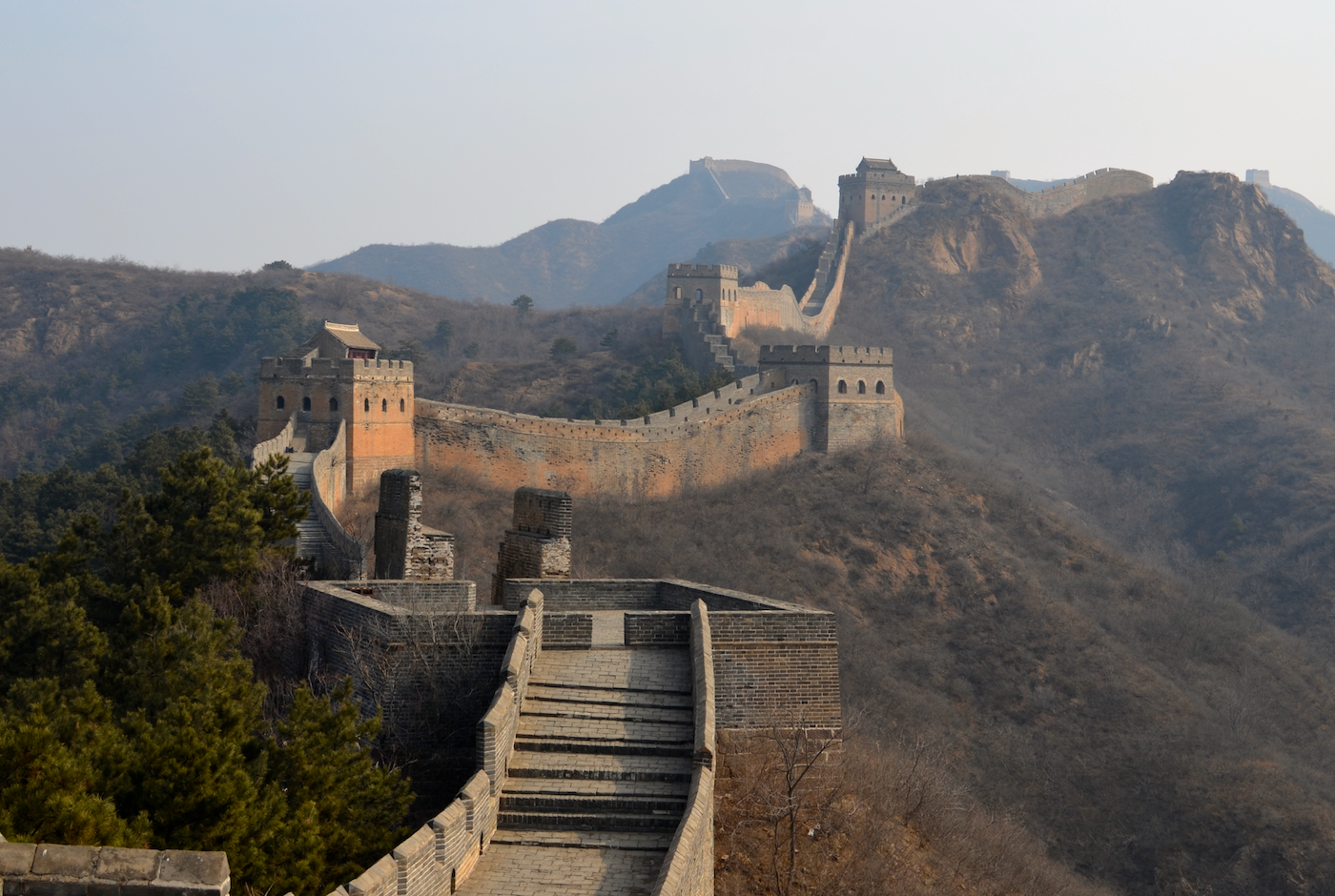 Great Wall of China at Jinshanling