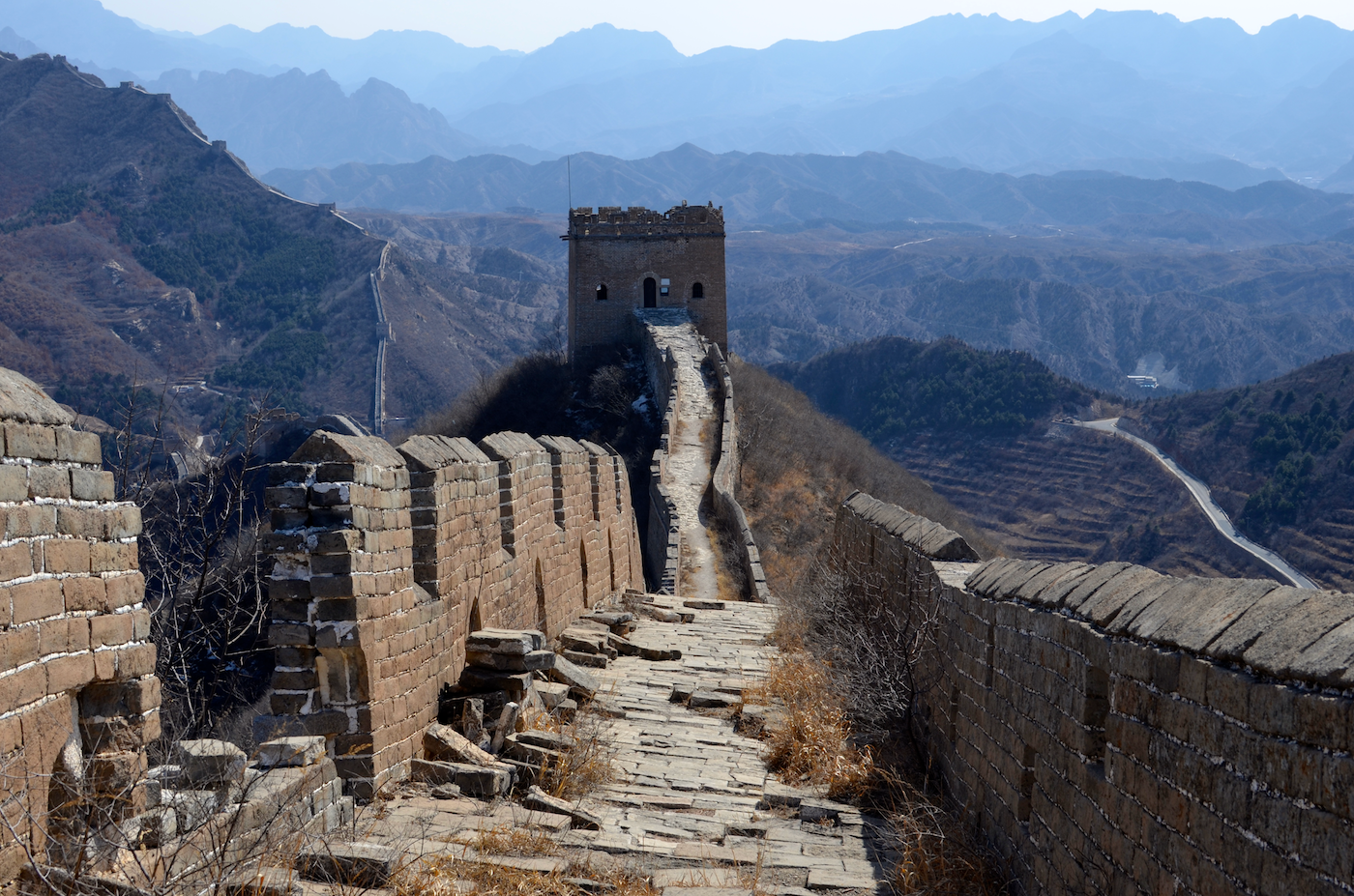 Great Wall of China at Jinshanling