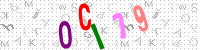Blue Captcha Image