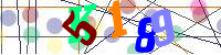 Blue Captcha Image
