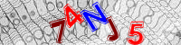 Blue Captcha Image