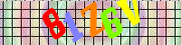 Blue Captcha Image