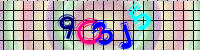Blue Captcha Image